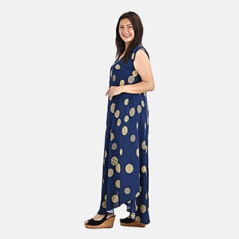 https://tjcuk.sirv.com/Products/73/6/7364047/Tamsy-100-Viscose-Gold-Circle-Print-Umbrella-Dress-One-Size-8-16-Navy_7364047_2.jpg?w=342&h=342
