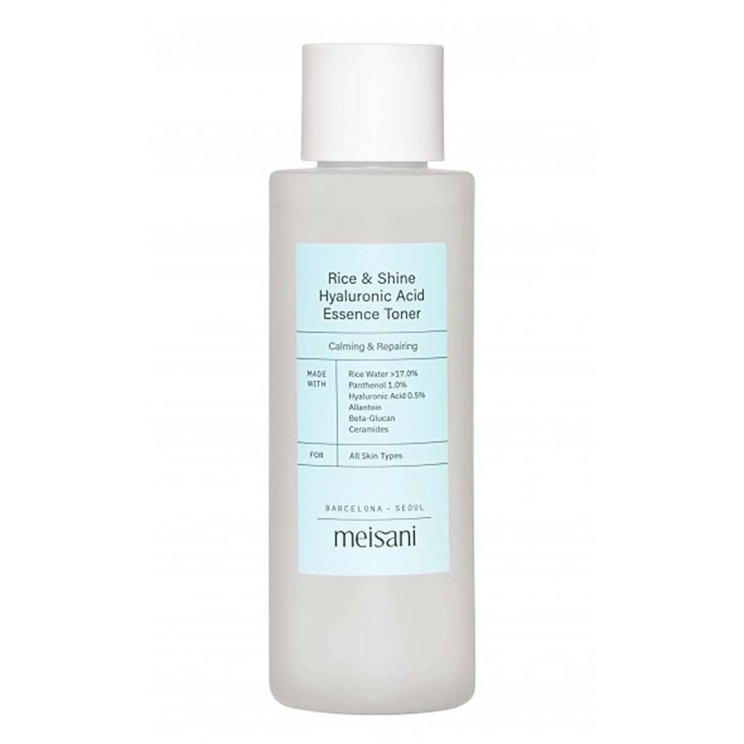 Meisani Rice and Shine Hyaluronic Acid Essence Toner (150 ml)