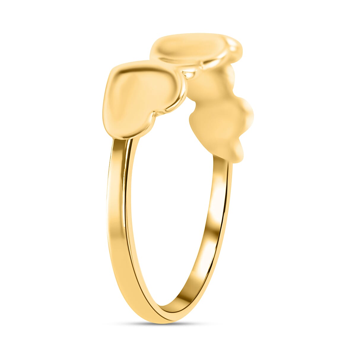 Las Vegas Closeout Deal - 9K Yellow Gold Heart Ring