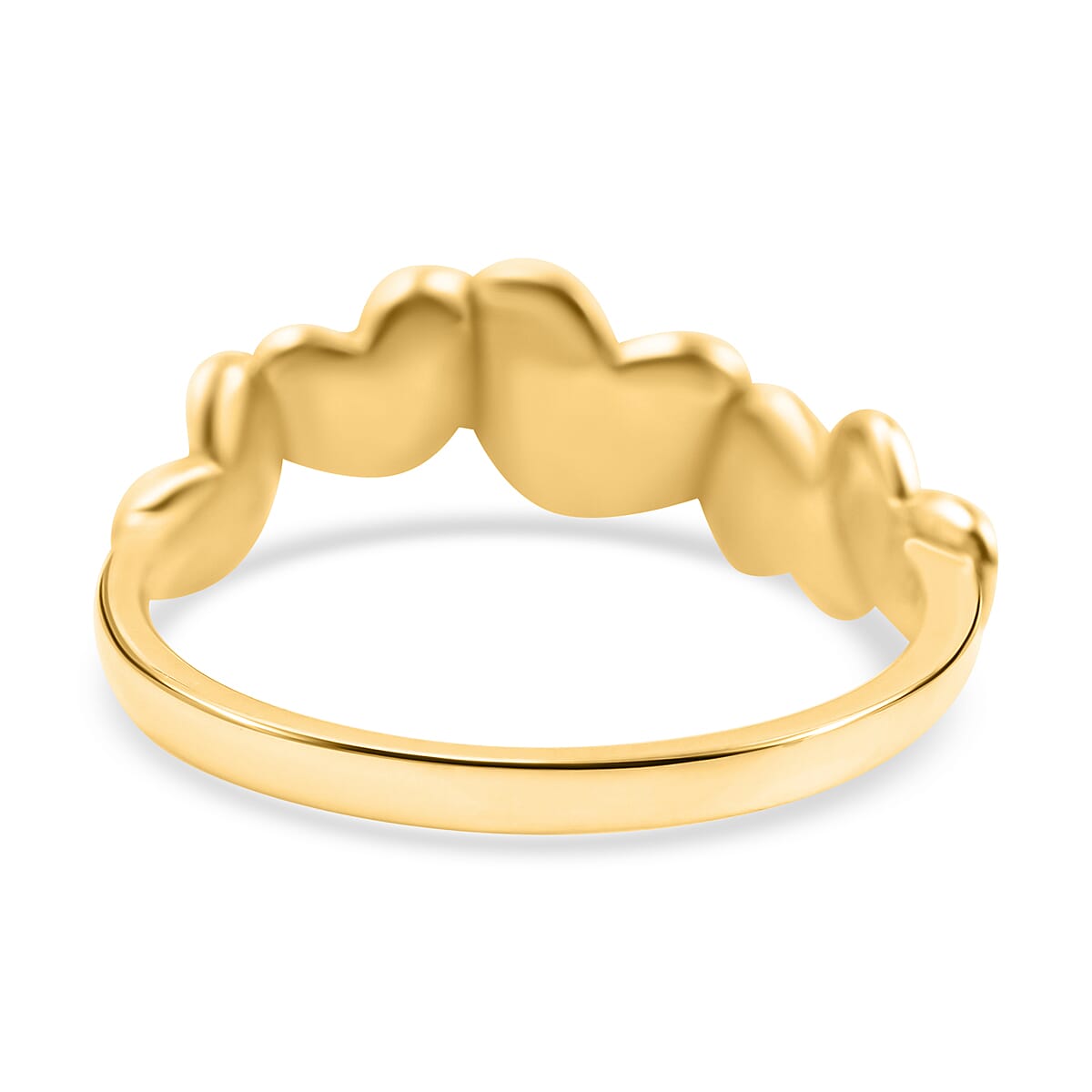 Las Vegas Closeout Deal - 9K Yellow Gold Heart Ring