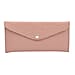 Genuine Leather RFID Protected Stone Pattern Long Size Wallet with Magnetic Closure  Pink