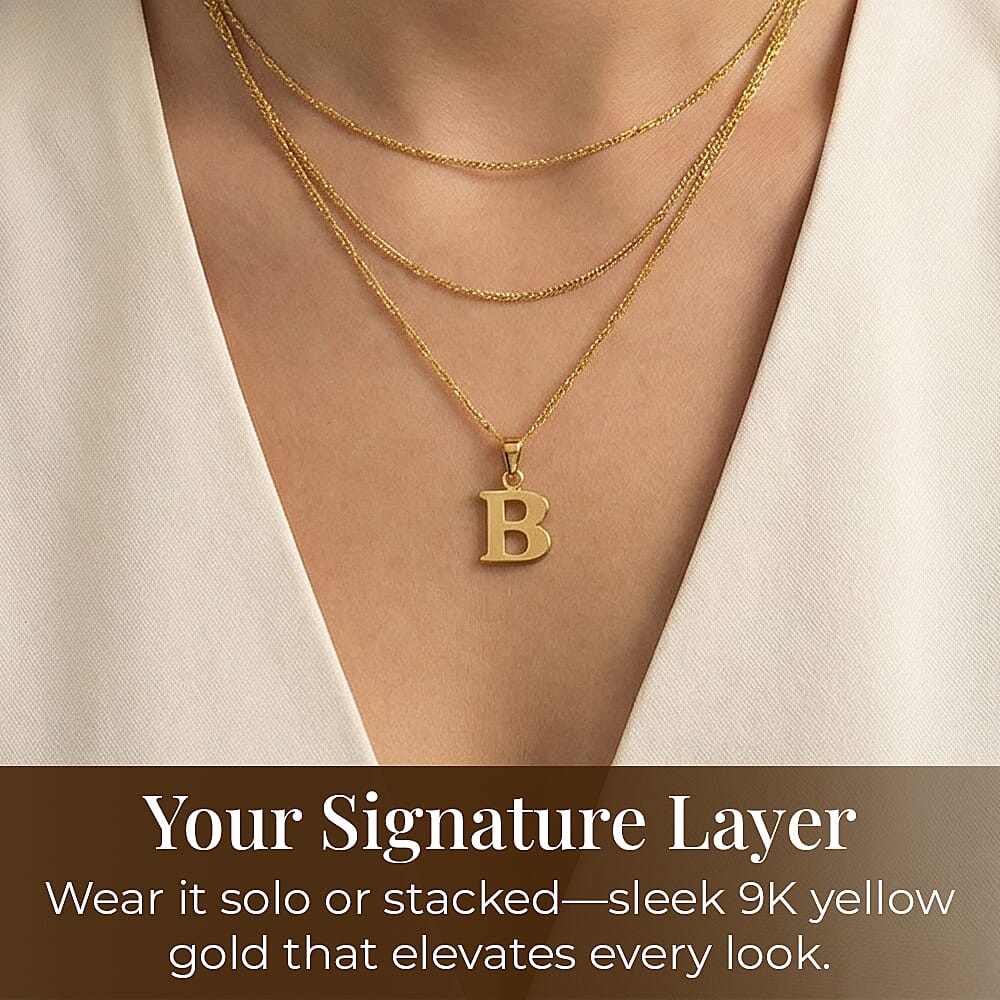 9K Yellow Gold  Pendant,  Gold Wt. 0.66 Gms