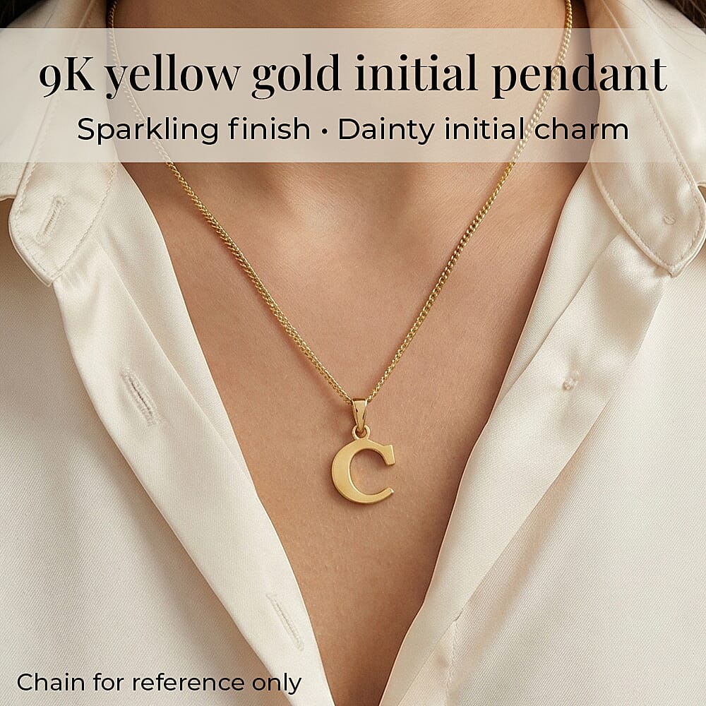 9K Yellow Gold  Pendant,  Gold Wt. 0.47 Gms
