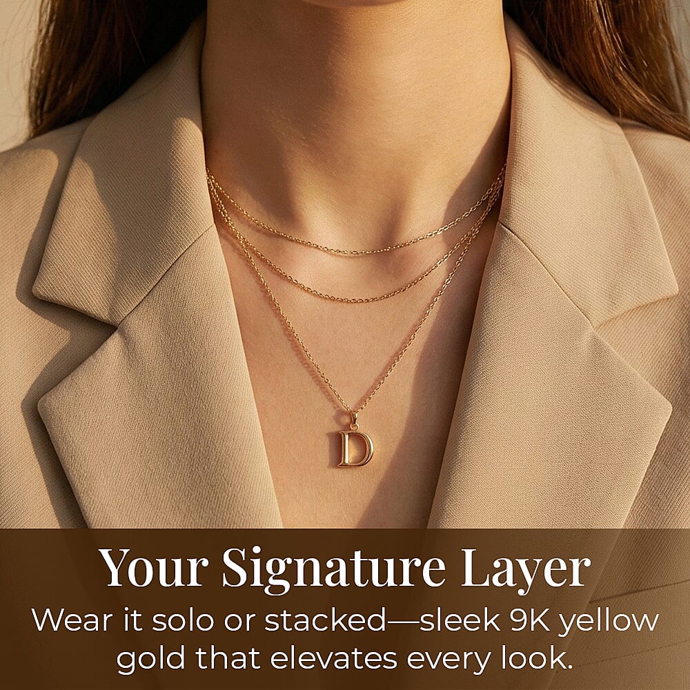 9K Yellow Gold  Pendant,  Gold Wt. 0.62 Gms