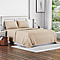 4 Piece Set - Copper Infused Solid Sheets with 2 Pillow Cases (Double Size) - Ivory