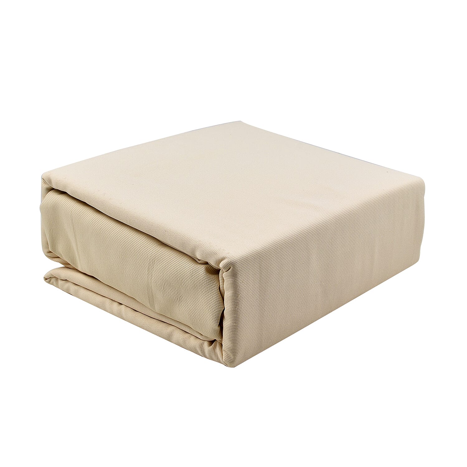 4 Piece Set - Copper Infused Solid Sheets with 2 Pillow Cases (Double Size) - Ivory