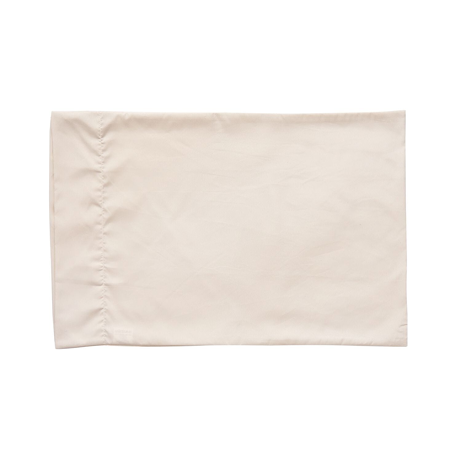 4 Piece Set - Copper Infused Solid Sheets with 2 Pillow Cases (Double Size) - Ivory