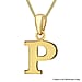 9K Yellow Gold  Pendant,  Gold Wt. 0.5 Gms