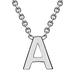 Rhodium Overlay Sterling Silver NecklaceE (Size - 15)