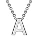 Rhodium Overlay Sterling Silver NecklaceE (Size - 15)