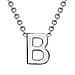 Rhodium Overlay Sterling Silver NecklaceE (Size - 15)