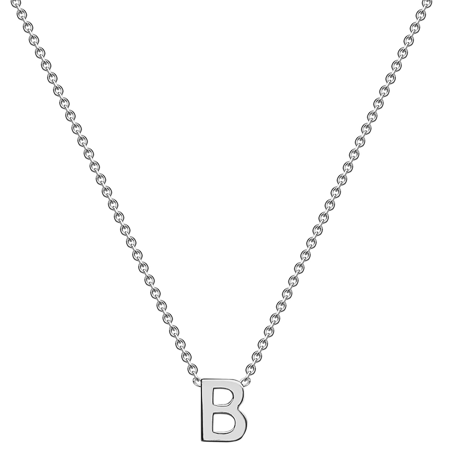Rhodium Overlay Sterling Silver NecklaceE (Size - 15)