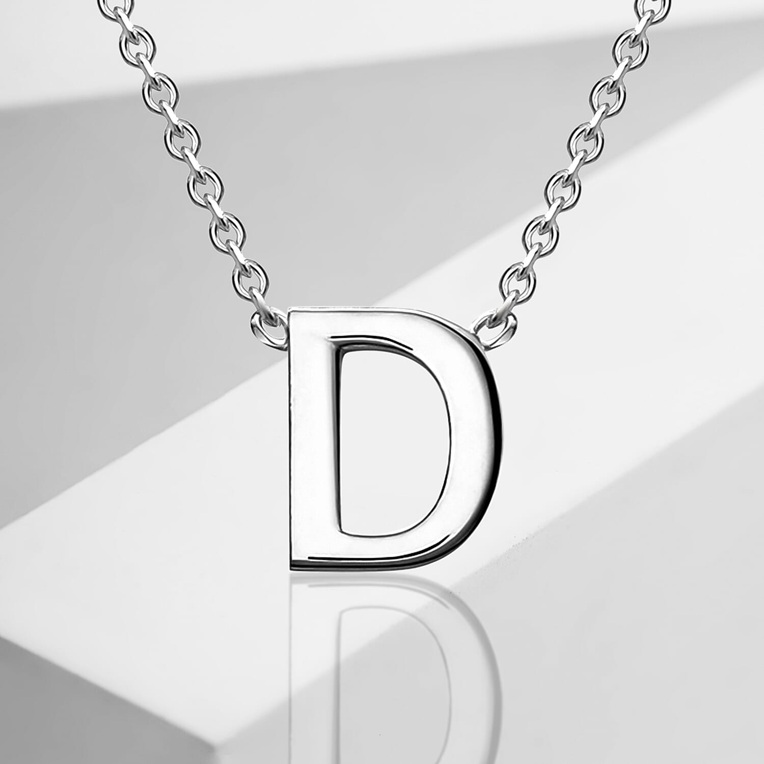 Rhodium Overlay Sterling Silver NecklaceE (Size - 15)