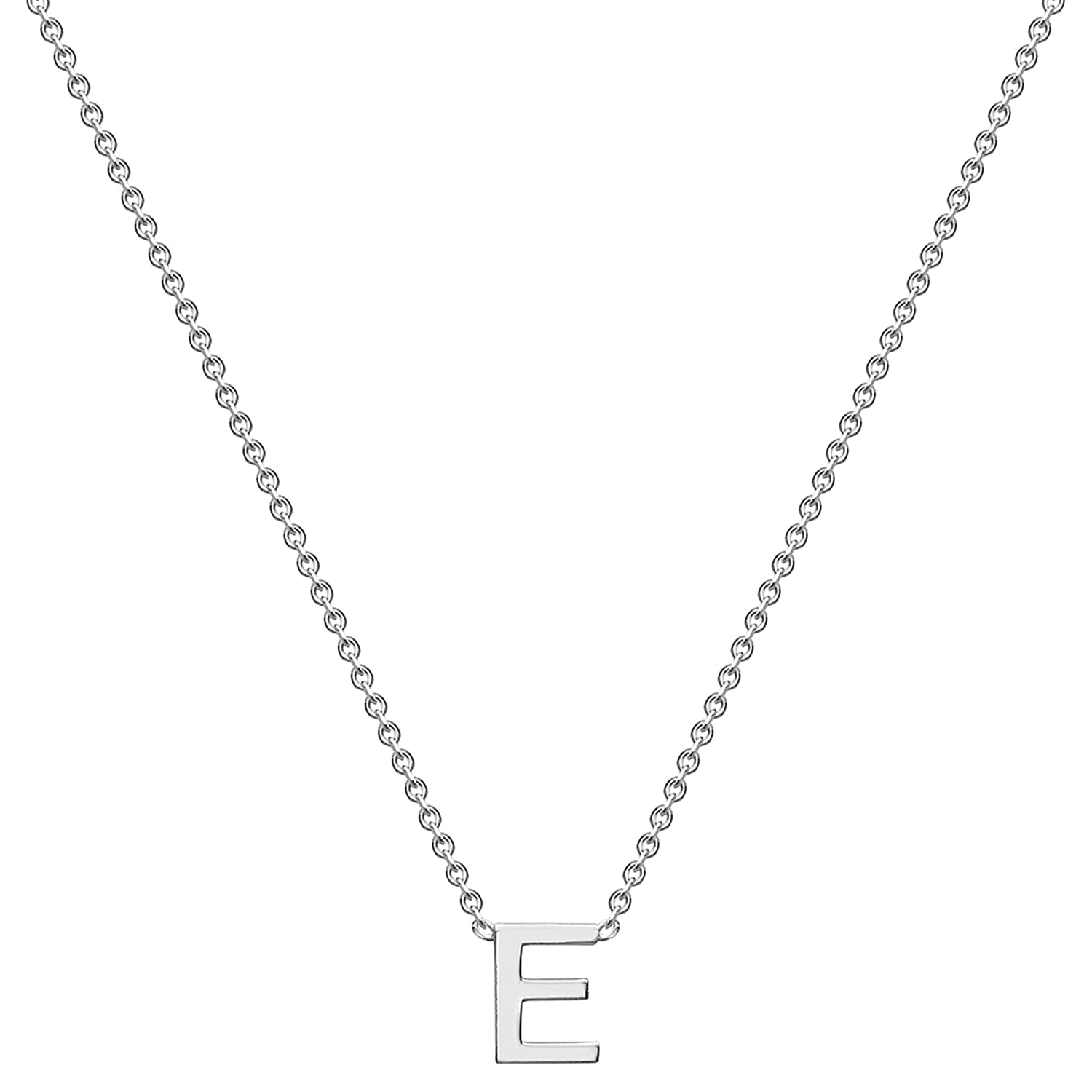 Rhodium Overlay Sterling Silver NecklaceE (Size - 15)
