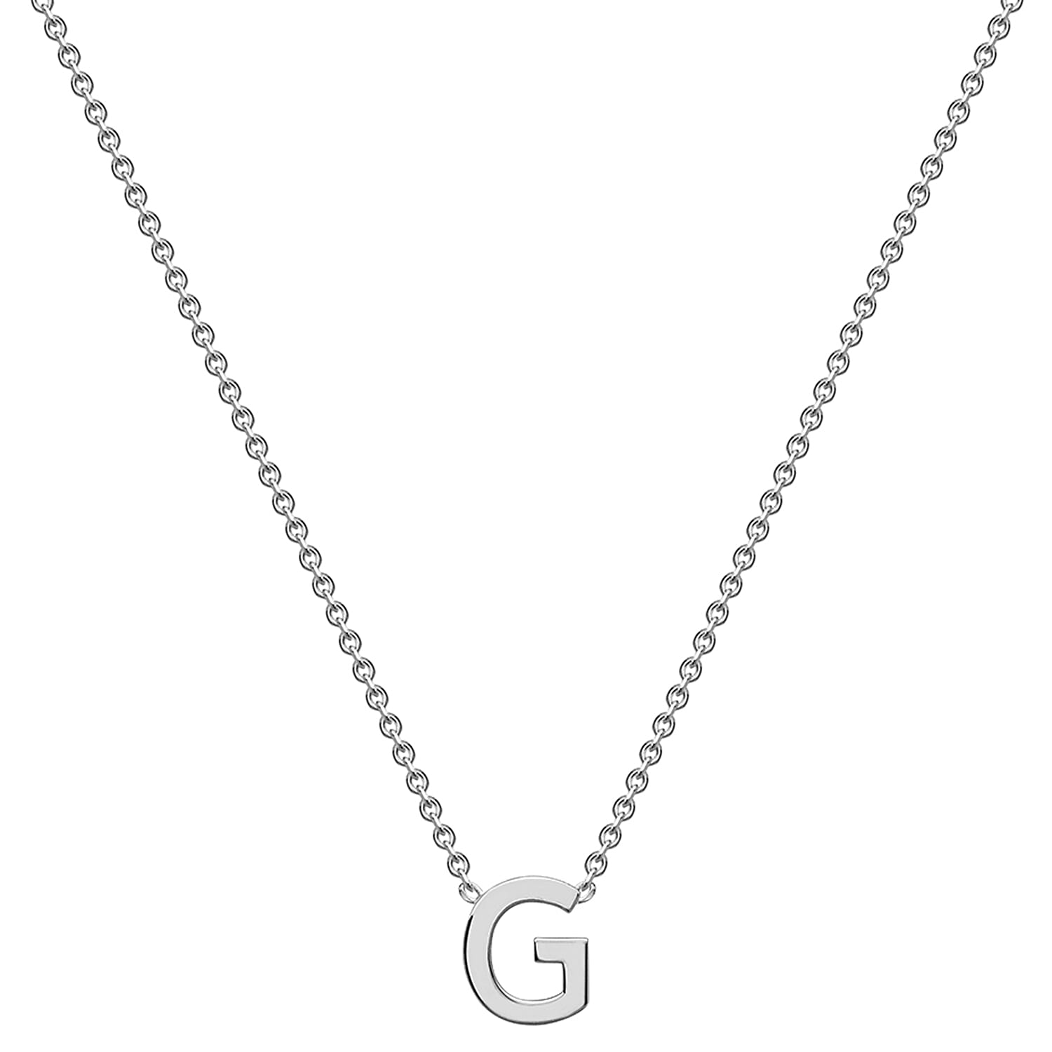 Rhodium Overlay Sterling Silver NecklaceE (Size - 15)