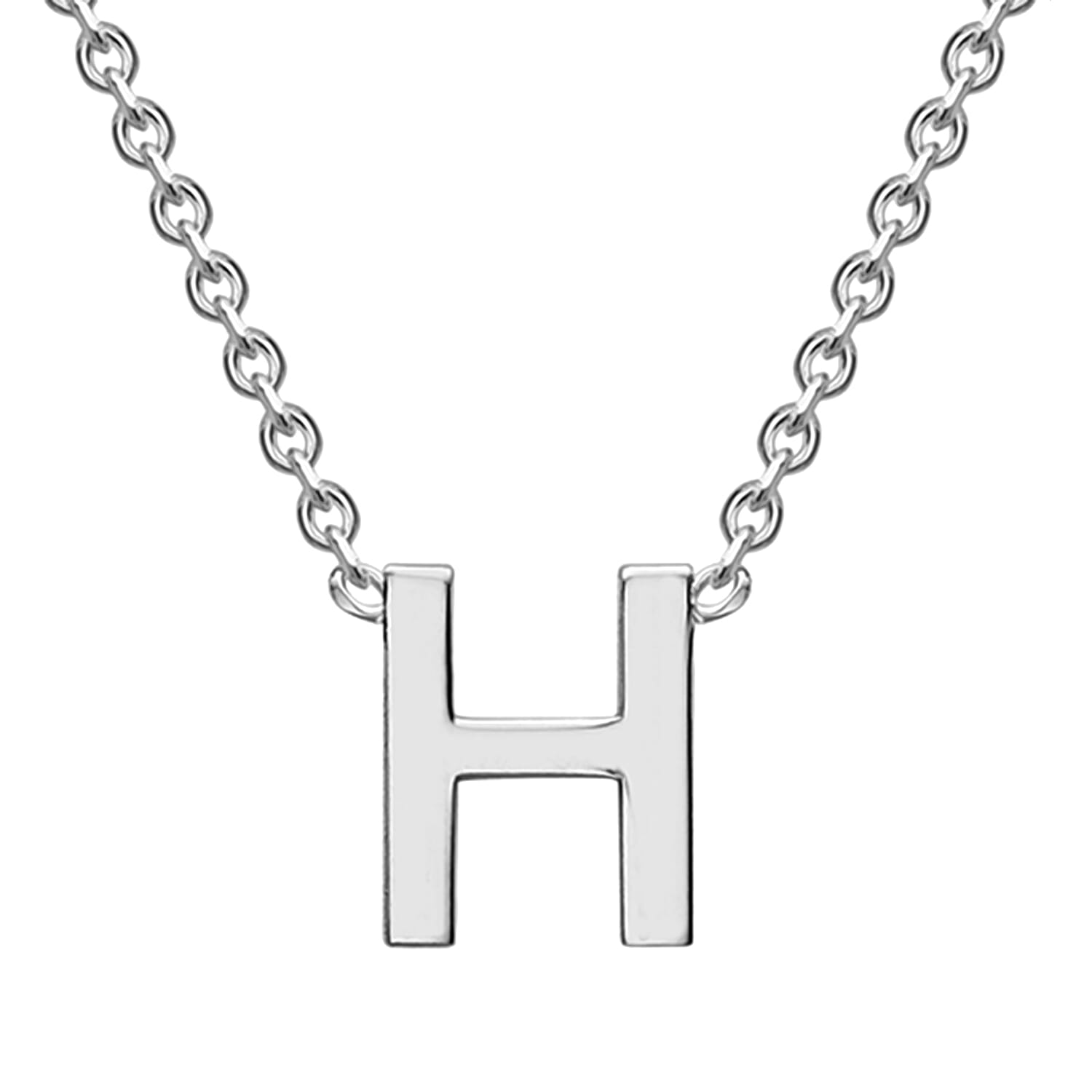 Rhodium Overlay Sterling Silver NecklaceE (Size - 15)