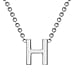 Rhodium Overlay Sterling Silver NecklaceE (Size - 15)