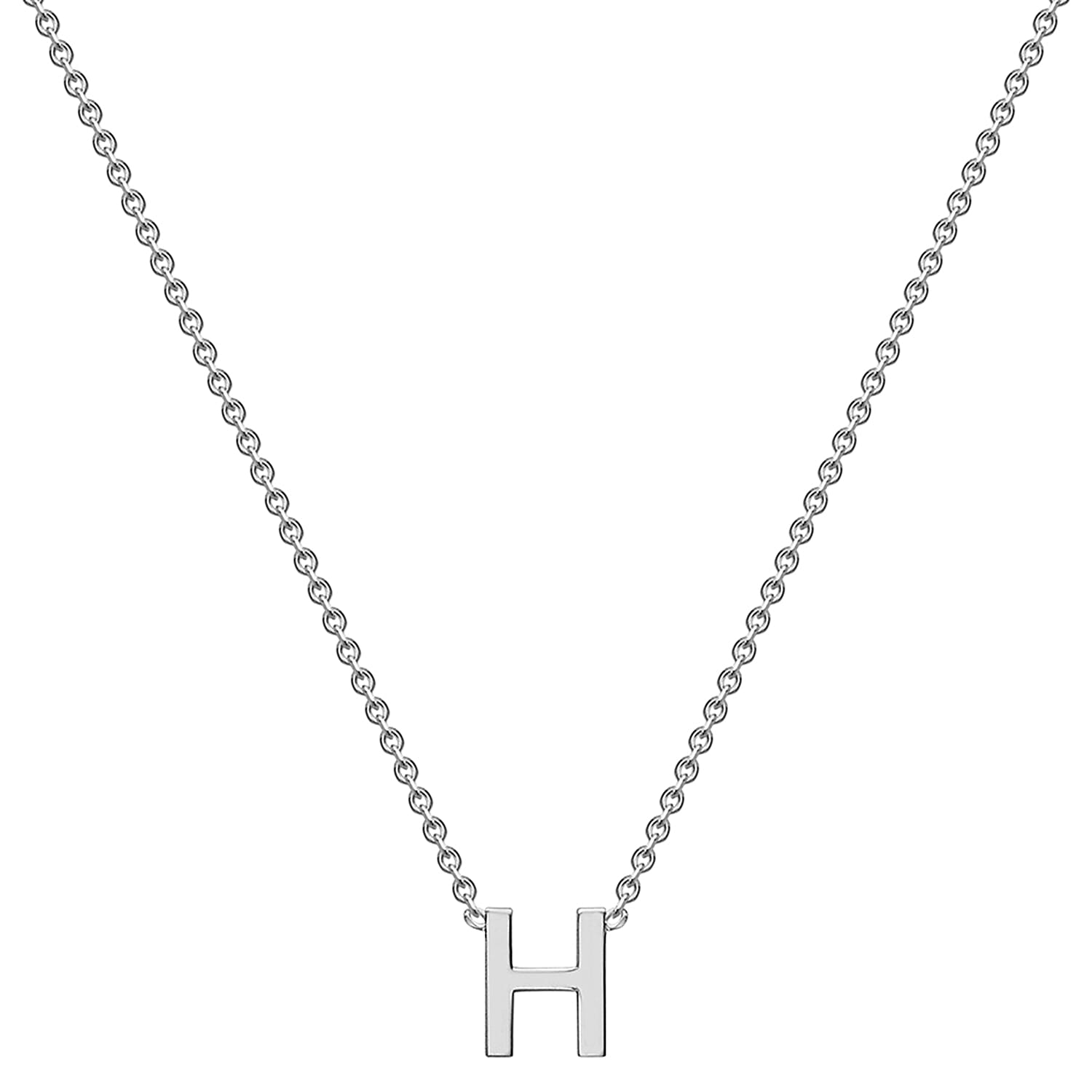 Rhodium Overlay Sterling Silver NecklaceE (Size - 15)