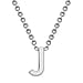 Rhodium Overlay Sterling Silver NecklaceE (Size - 15)
