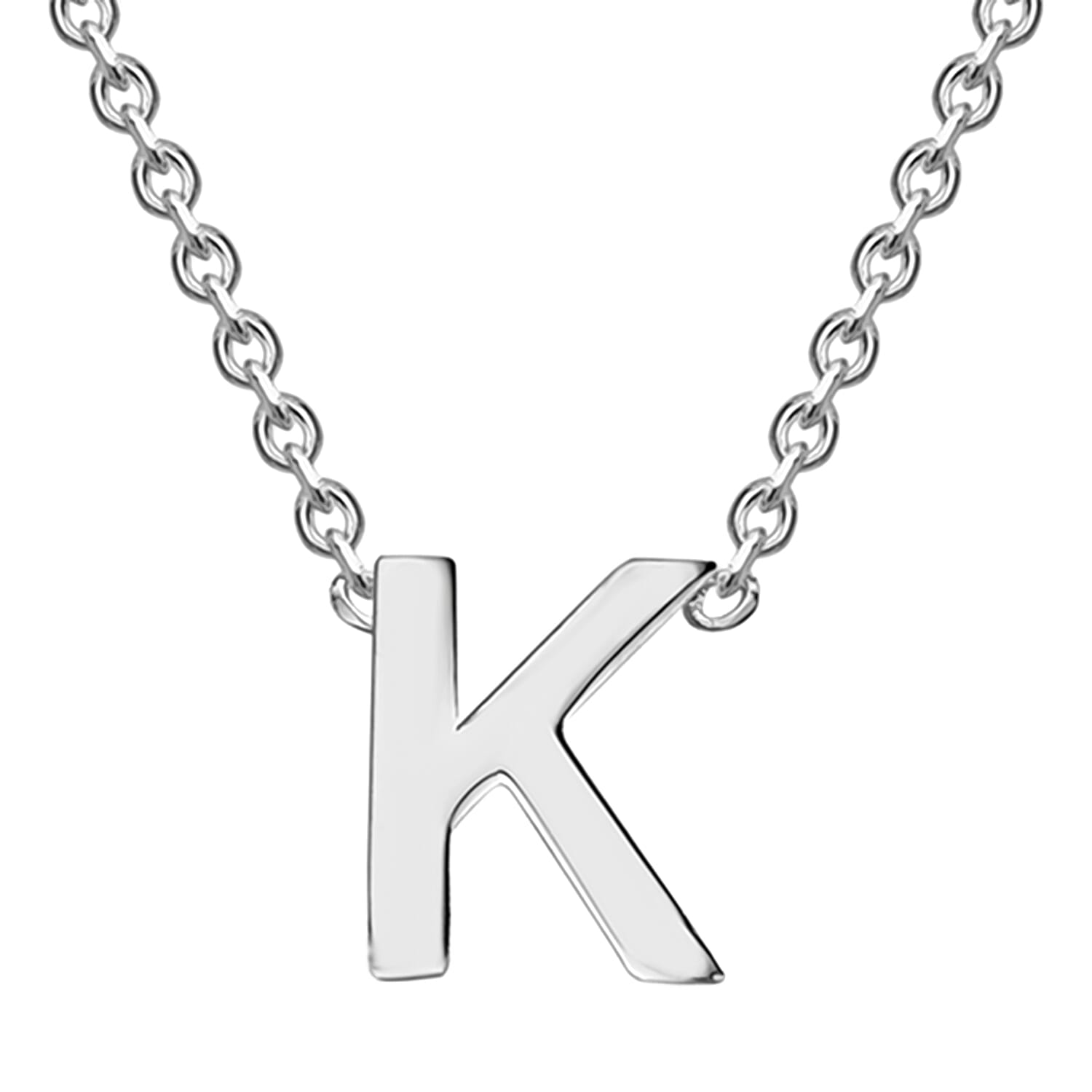 Rhodium Overlay Sterling Silver NecklaceE (Size - 15)