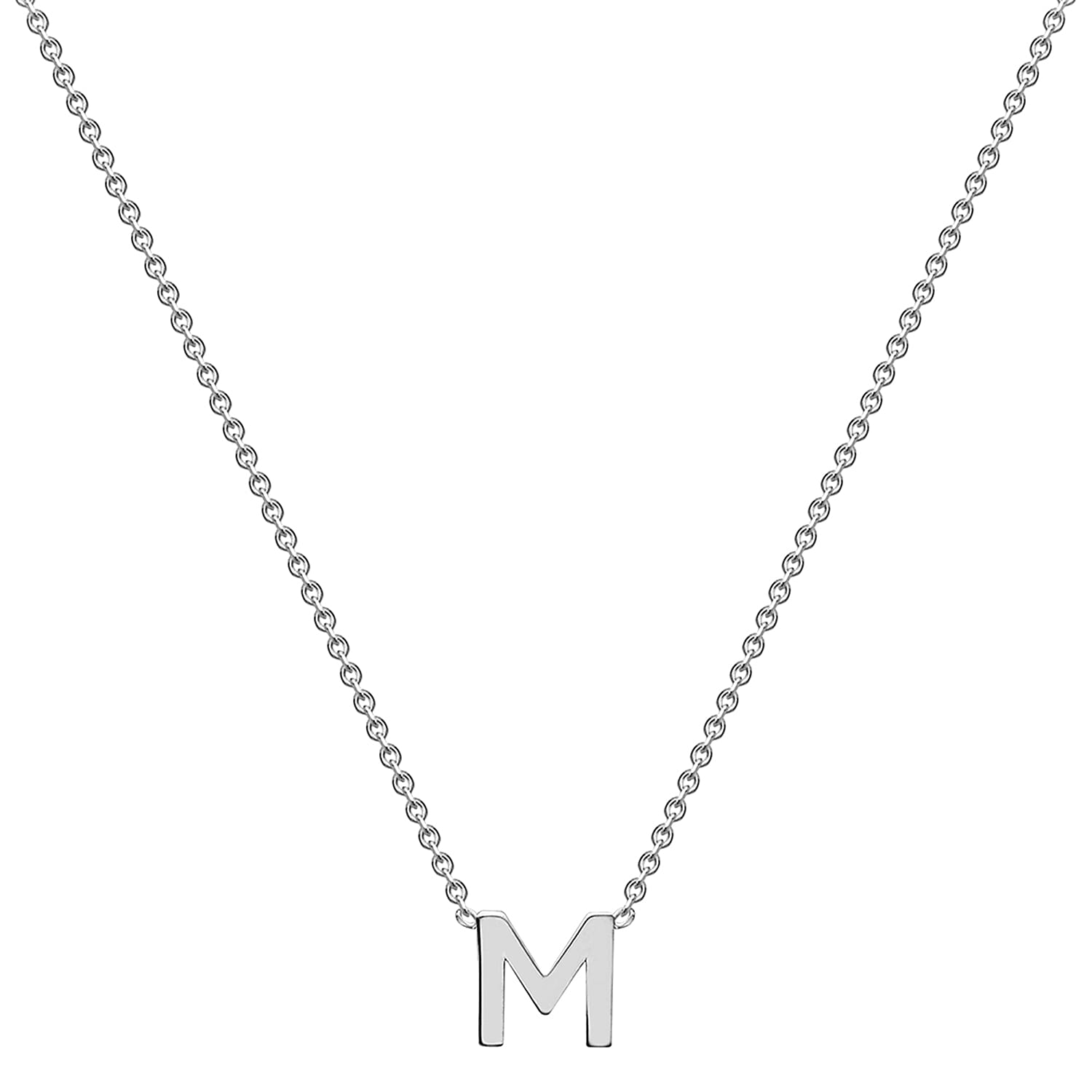 Rhodium Overlay Sterling Silver NecklaceE (Size - 15)