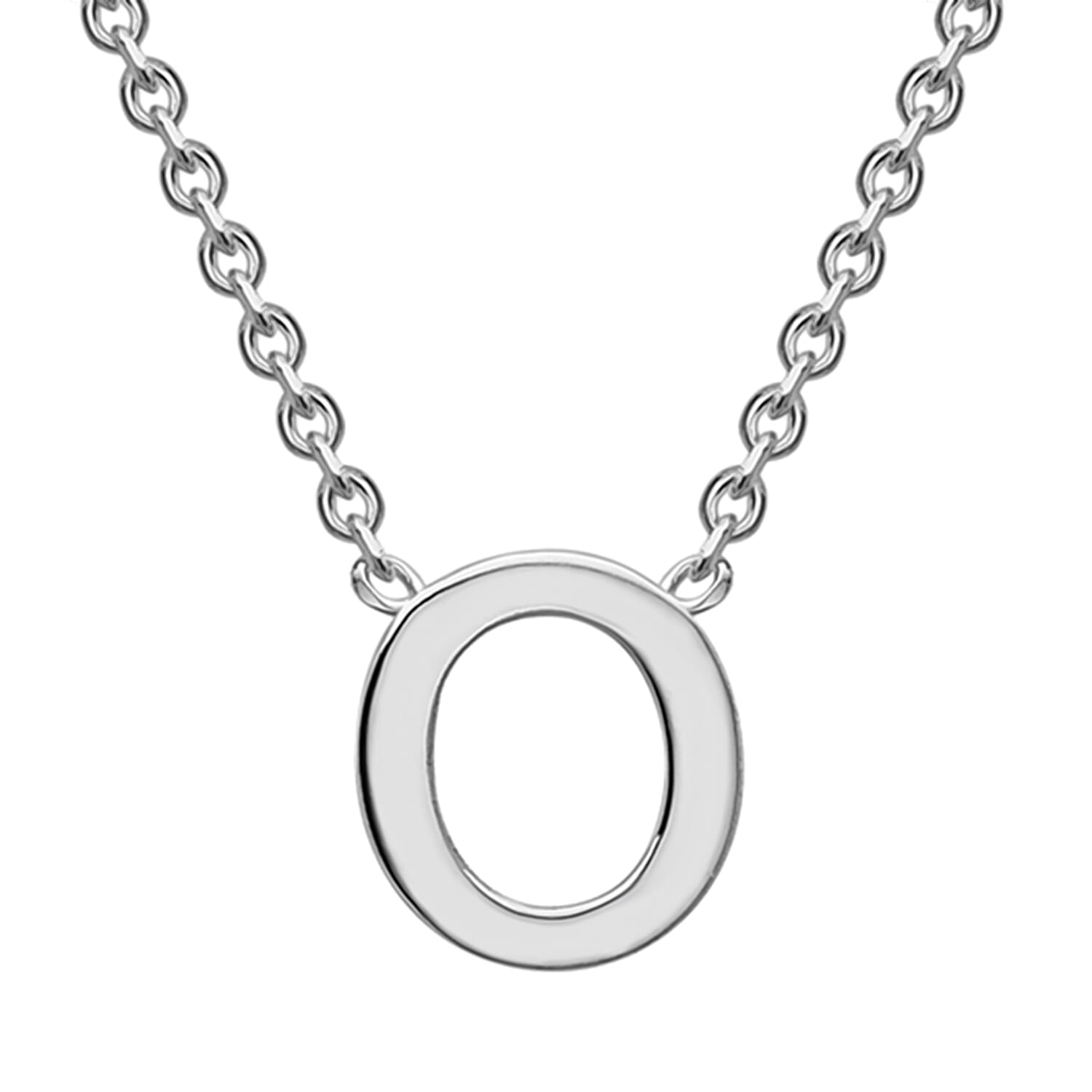 Rhodium Overlay Sterling Silver NecklaceE (Size - 15)