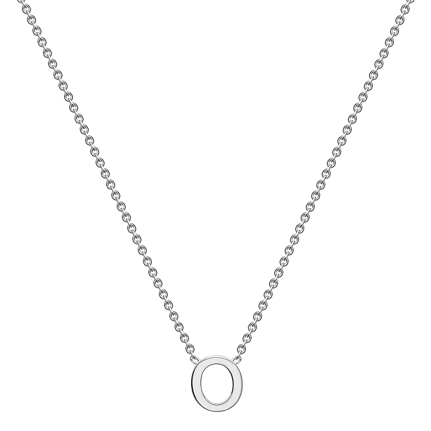 Rhodium Overlay Sterling Silver NecklaceE (Size - 15)