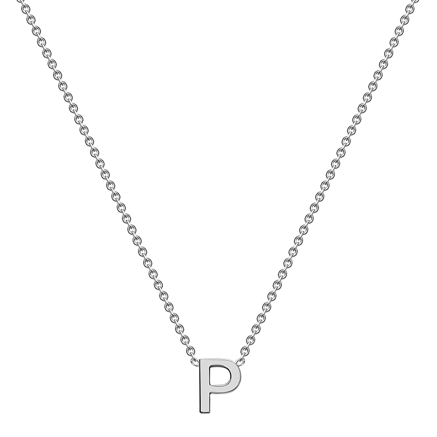 Rhodium Overlay Sterling Silver NecklaceE (Size - 15)