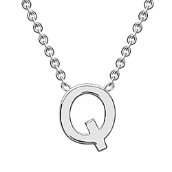 Rhodium Overlay Sterling Silver NecklaceE (Size - 15)