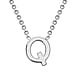 Rhodium Overlay Sterling Silver NecklaceE (Size - 15)