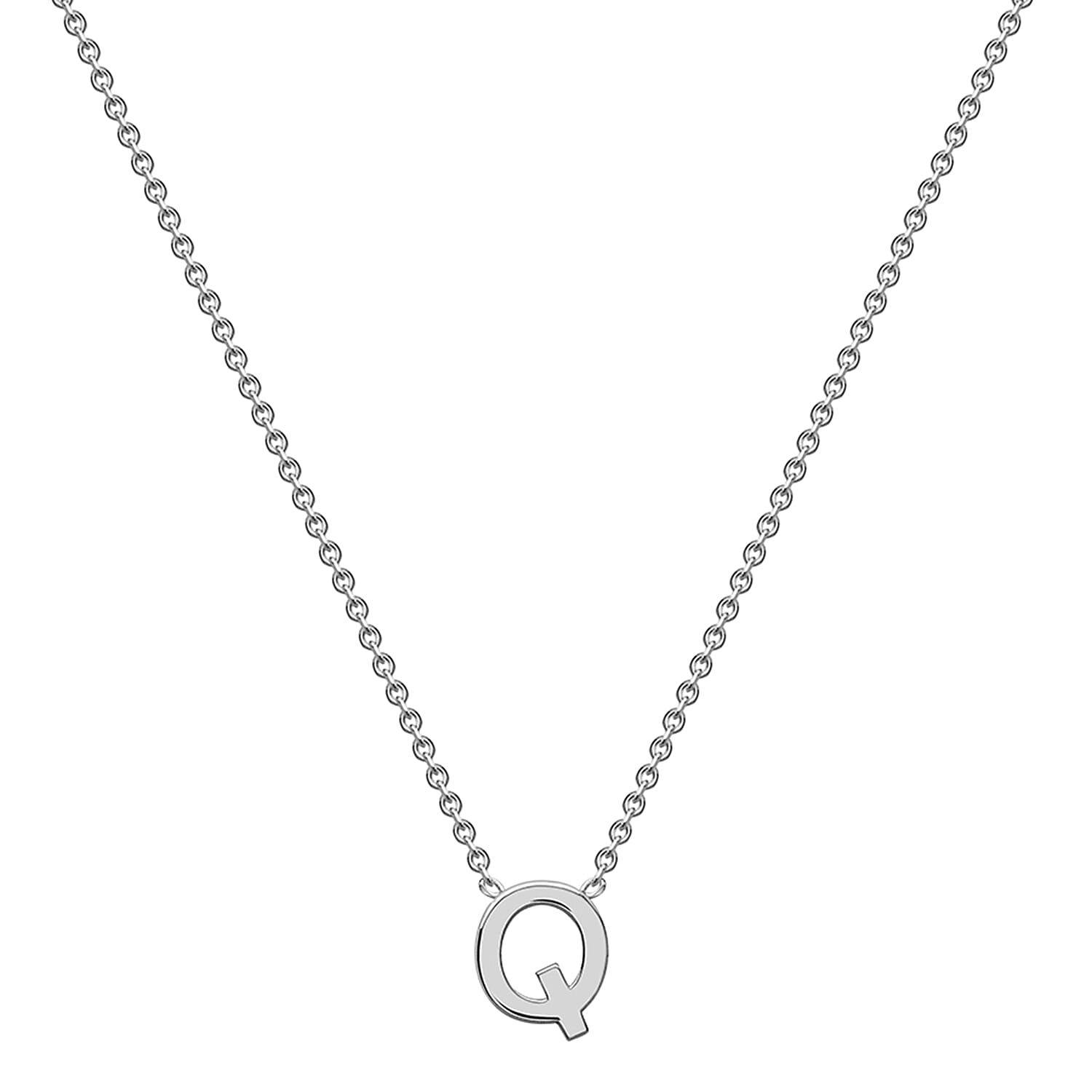 Rhodium Overlay Sterling Silver NecklaceE (Size - 15)