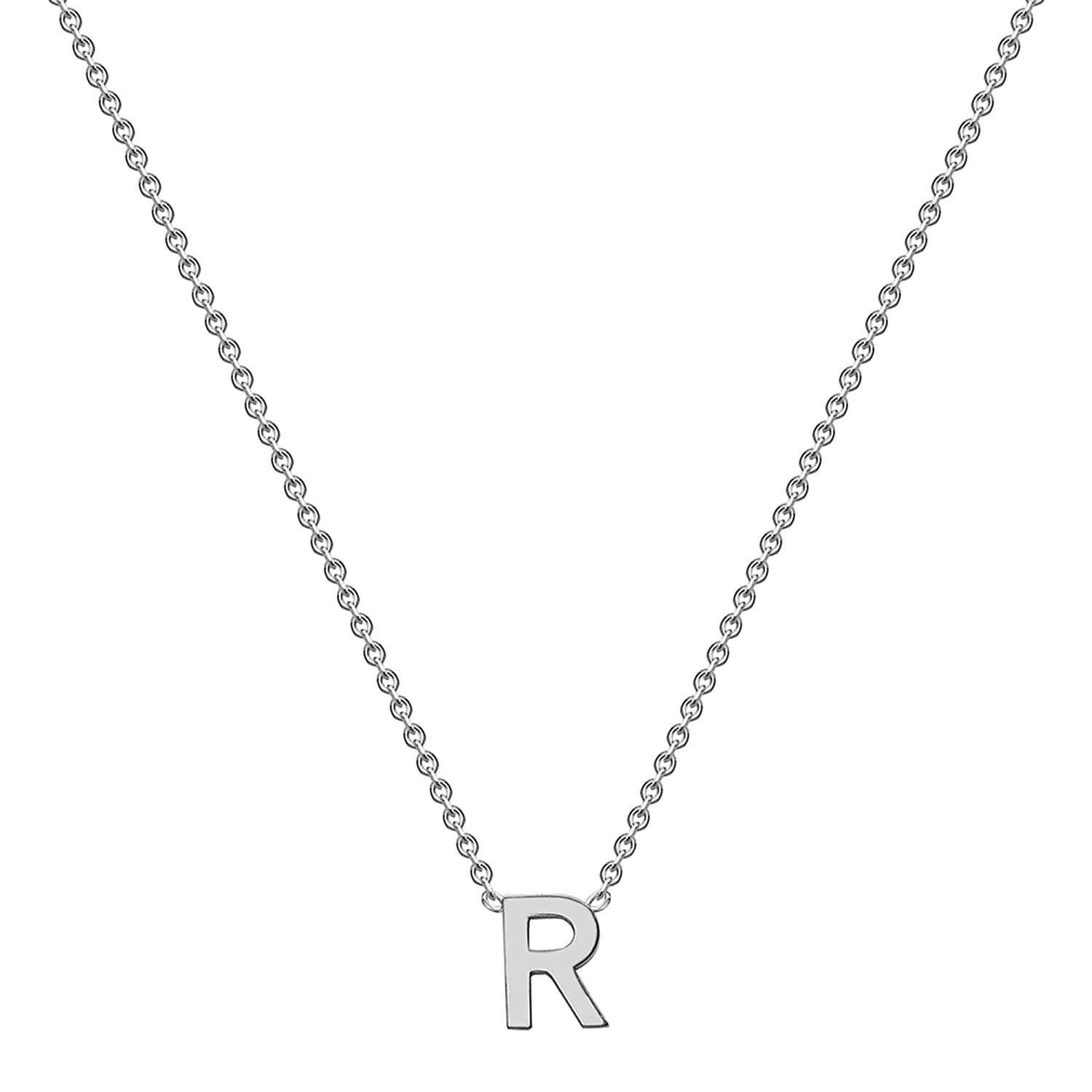 Rhodium Overlay Sterling Silver NecklaceE (Size - 15)