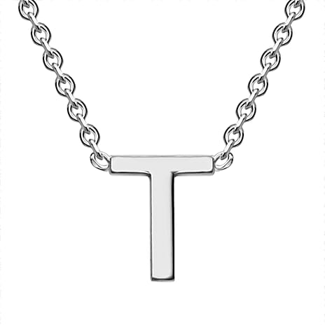 Rhodium Overlay Sterling Silver NecklaceE (Size - 15)