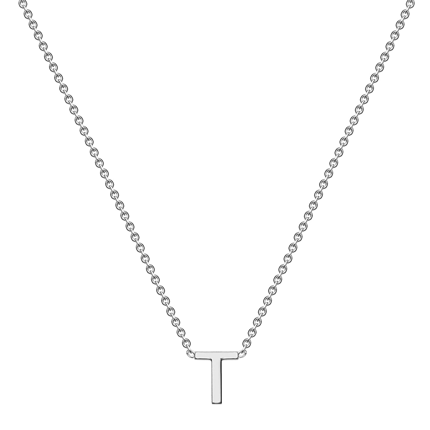 Rhodium Overlay Sterling Silver NecklaceE (Size - 15)