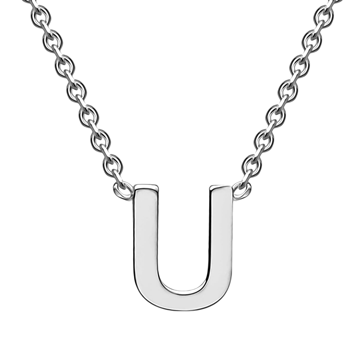 Rhodium Overlay Sterling Silver NecklaceE (Size - 15)