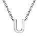 Rhodium Overlay Sterling Silver NecklaceE (Size - 15)
