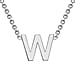 Rhodium Overlay Sterling Silver NecklaceE (Size - 15)