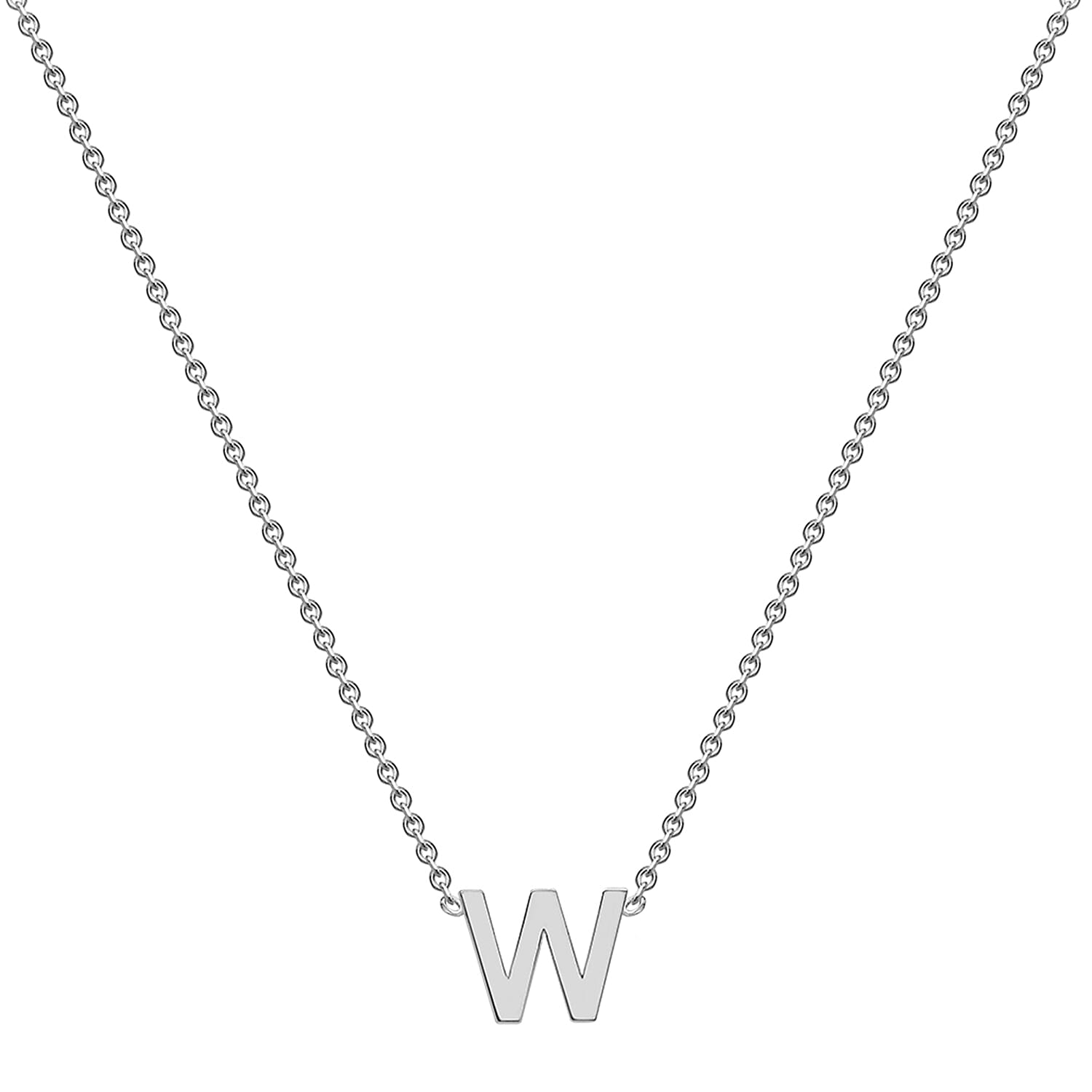 Rhodium Overlay Sterling Silver NecklaceE (Size - 15)