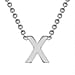 Rhodium Overlay Sterling Silver NecklaceE (Size - 15)