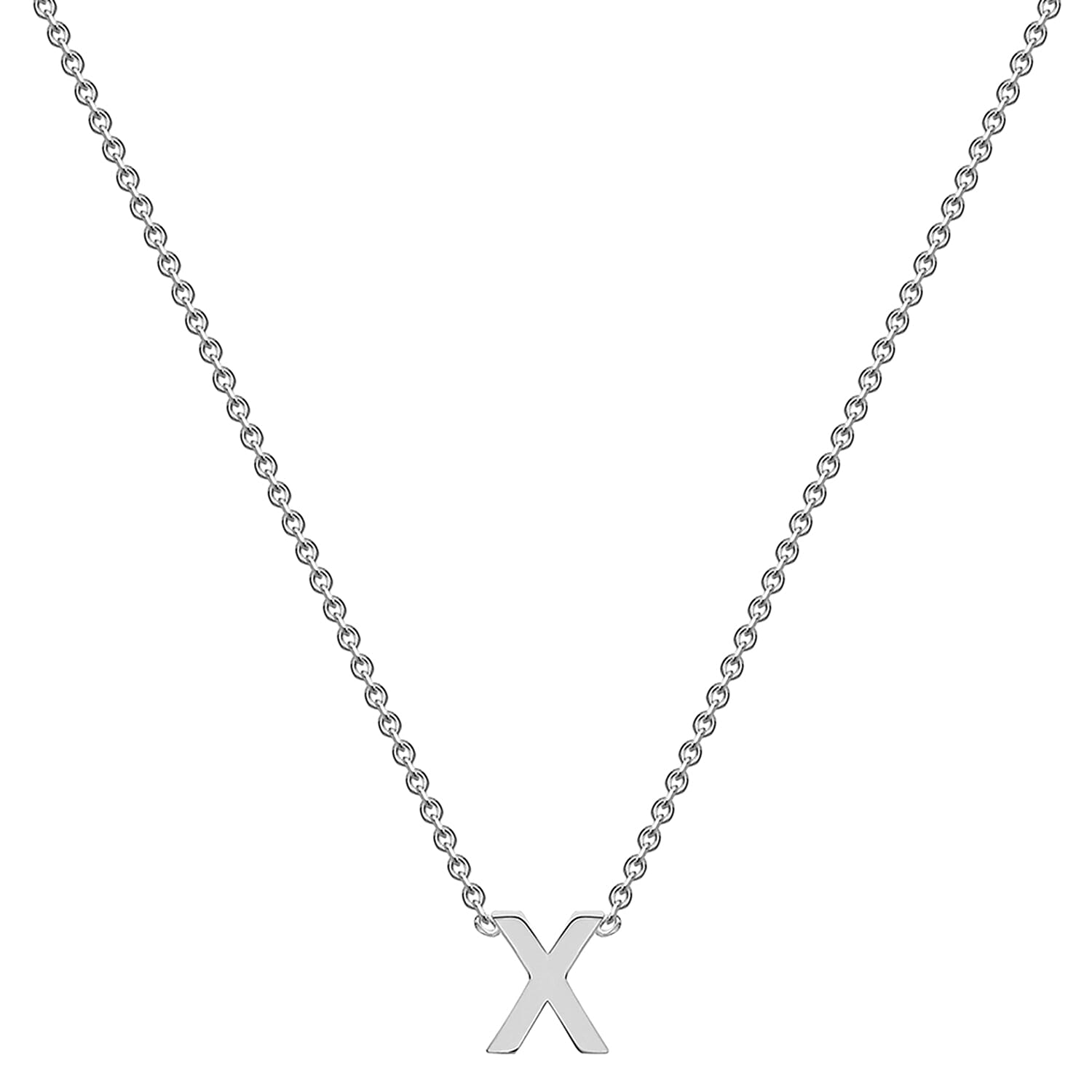 Rhodium Overlay Sterling Silver NecklaceE (Size - 15)