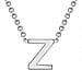 Rhodium Overlay Sterling Silver NecklaceE (Size - 15)
