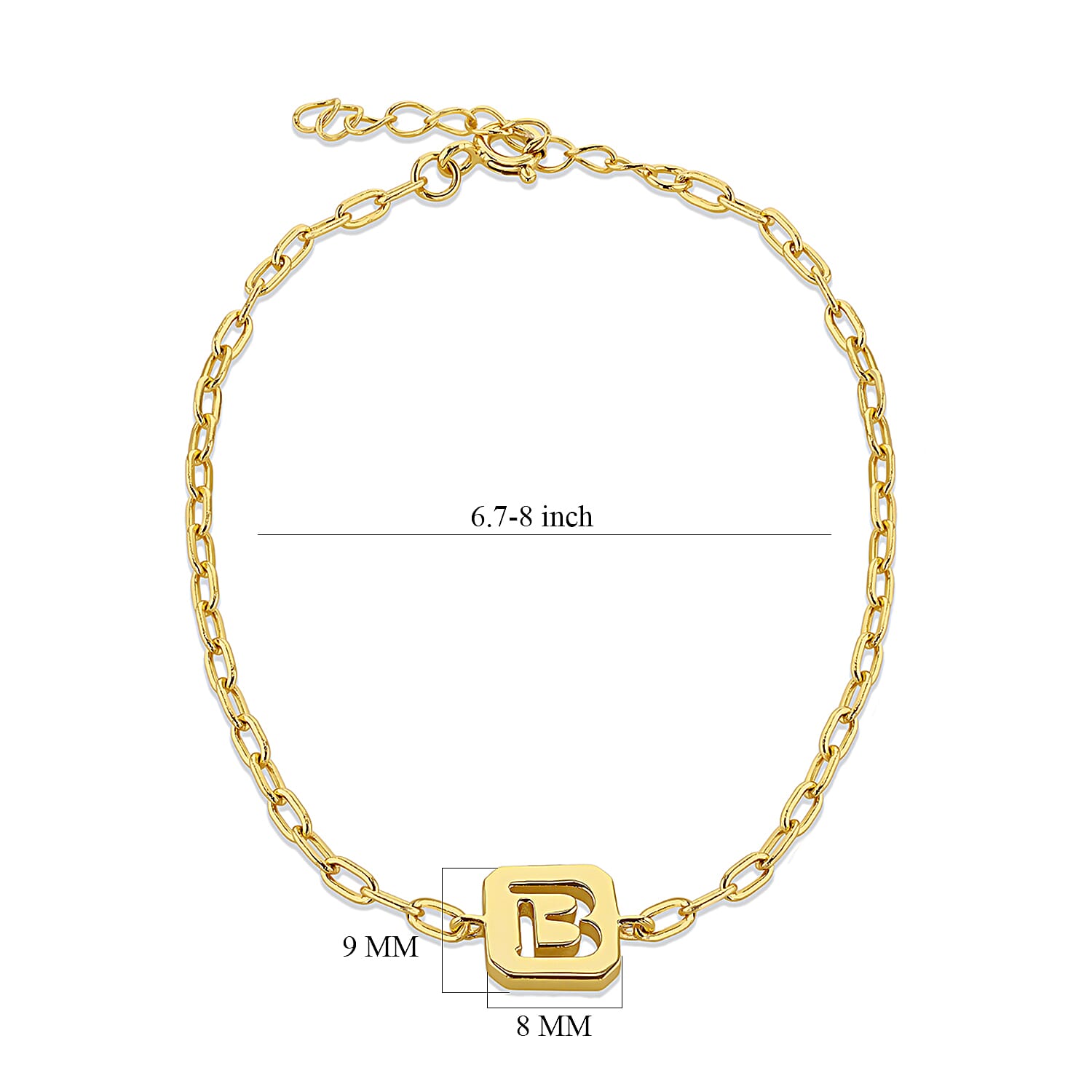 Sterling Silver Bracelet (Size - 8)