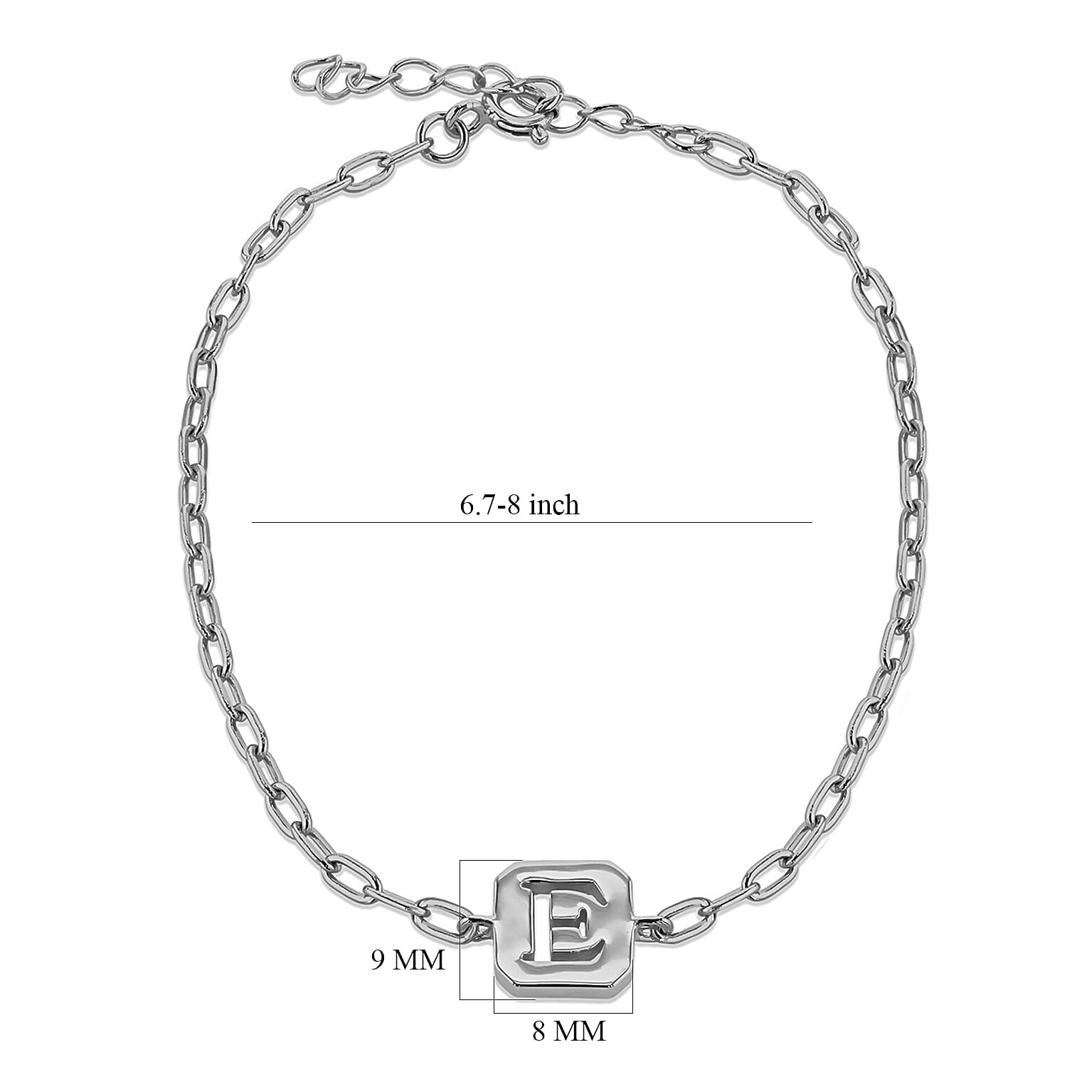 Sterling Silver Bracelet (Size - 8)