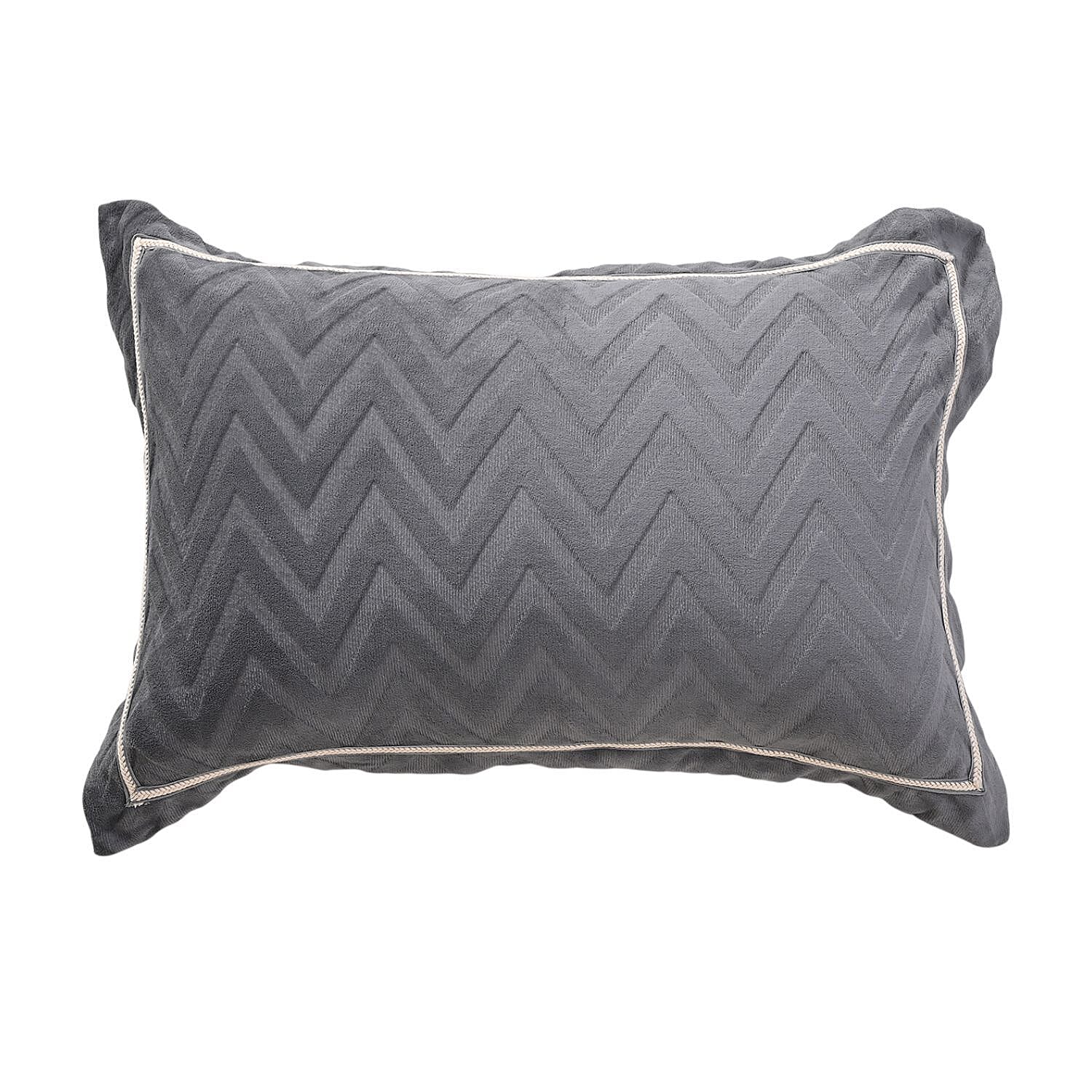 Set of 3 - Milky Velvet Duvet Cover with 2 Pillow Case - Pink