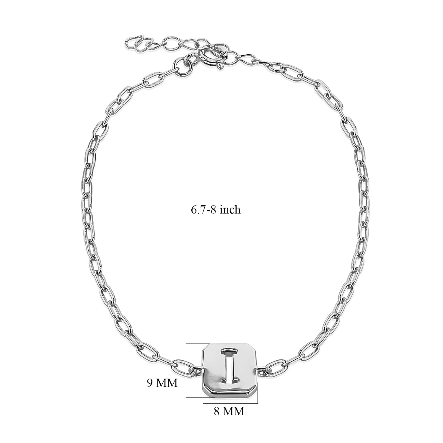 Sterling Silver Bracelet (Size - 8)