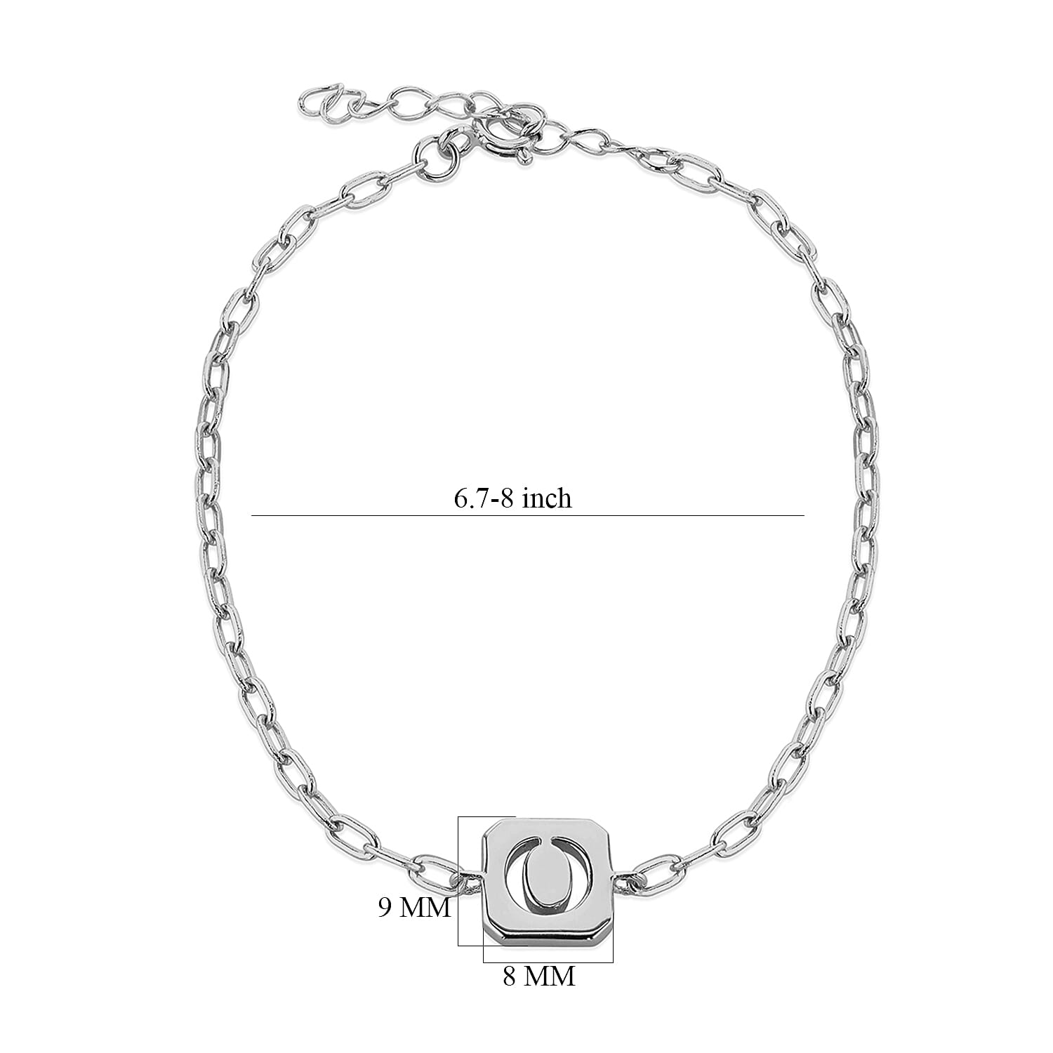 Sterling Silver Bracelet (Size - 8)