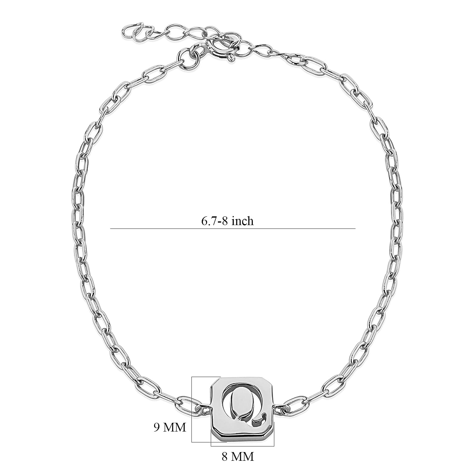 Sterling Silver Bracelet (Size - 8)