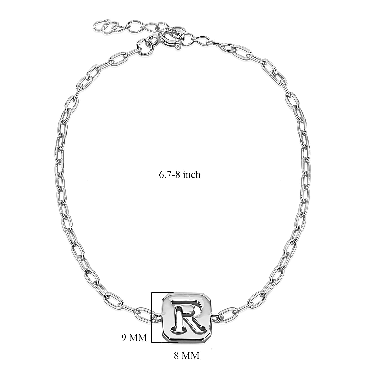 Sterling Silver Bracelet (Size - 8)