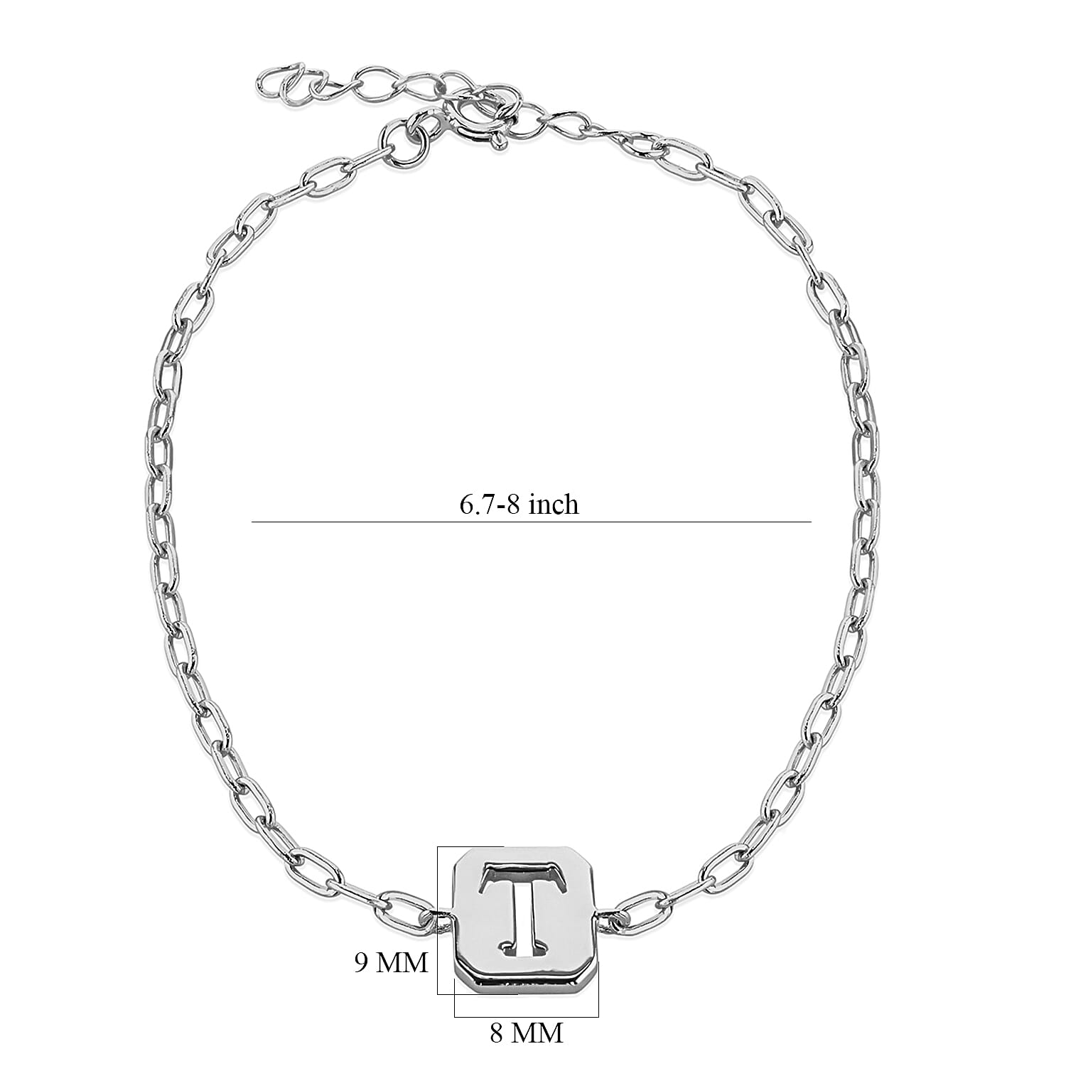 Sterling Silver Bracelet (Size - 8)