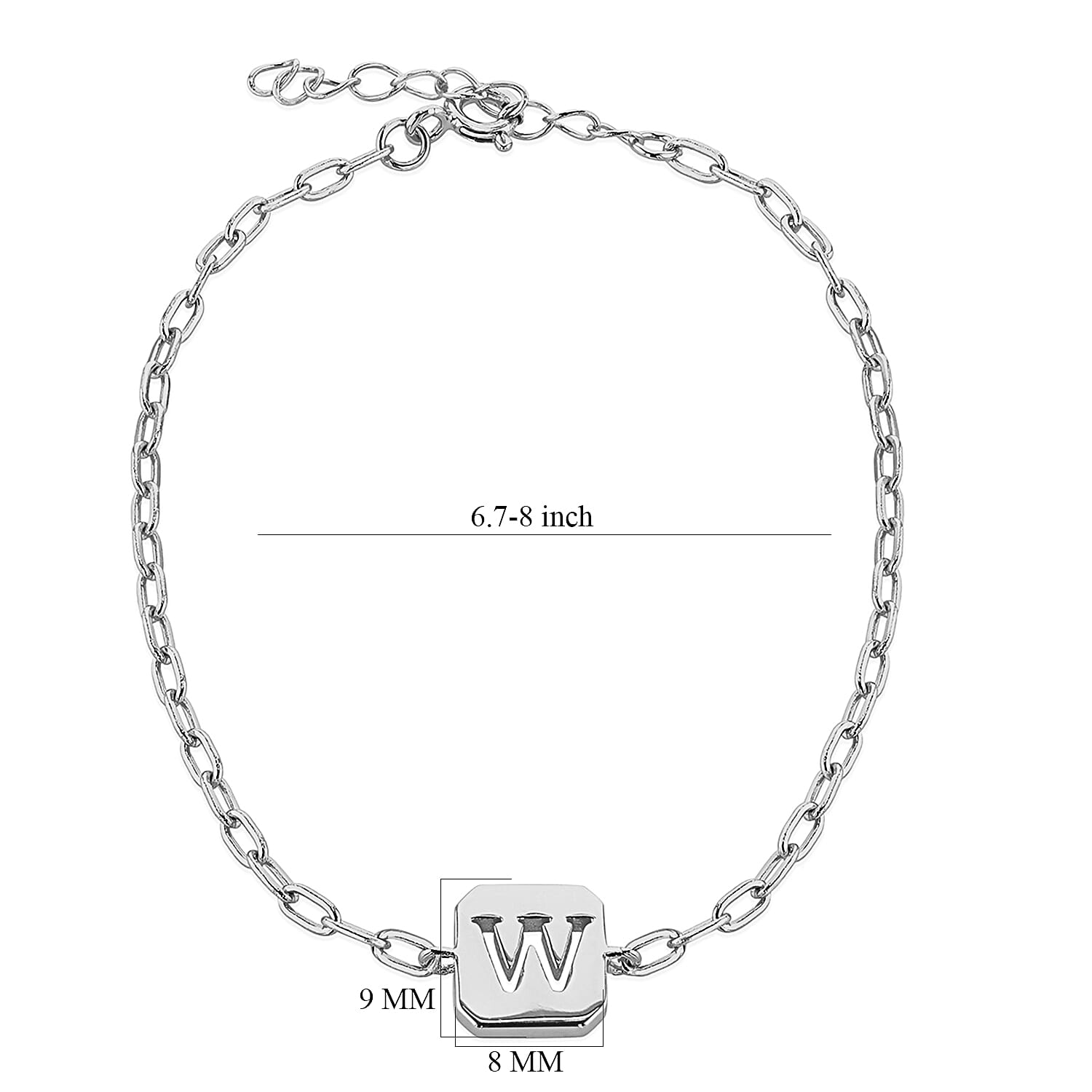 Sterling Silver Bracelet (Size - 8)